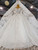 Ball Gown Tulle Sequins Beading Long Sleeve Wedding Dress