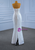 White Mermaid Tulle Sequins Sweetheart Wedding Dress