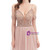 Pink Tulle Spaghetti Straps Backless Beading prom Dress