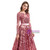 Pink Sequins Long Sleeve Backless Prom Dress