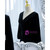 Black Velvet V-neck Long Sleeve Prom Dress