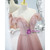 Pink Tulle Sequins Off the Shoulder Pleated Prom Dress