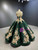 Green Sequins Champagne Appliques Prom Dress