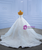 White Sequins Appliques Beading Sweetheart Wedding Dress