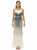 Champagne Mermaid Tulle Gray Beading Prom Dress
