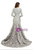 Silver Mermaid V-neck Long Sleeve Sequins Prom Dress