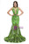 Sexy Green Mermaid Sequins See-through Prom Dress