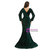 Dark Green Mermaid Long Sleeve V-neck Sequins Prom Dress