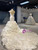 White Mermaid Organza See Through Neck Beading Wedding Dress