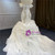 White Mermaid Organza Sweetheart Beading Crystal Wedding Dress