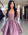 Satin Short Prom Dress,Sweetheart Mini Gown with Beading Waist
