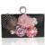 Pretty Charming Feather Flower Design Ring Dinner Clutch