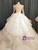 White Tulle Sequins Pearls Backless Long Sleeve Wedding Dress