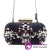 Cheap Elegant Manual Nail Bead Chain Clutch Bag