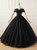 Black Sequins Off the Shoulder Appliques Quinceanera Dress