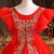 Red Tulle Sequins Appliques Quinceanera Dresses