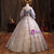 Purple Tulle Sequins Straps Puff Sleeve Quinceanera Dresses