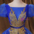 Royal Blue Tulle Pleats Sequins Appliques Quinceanera Dress