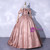 Pink Off the Shoulder Puff Sleeve Quinceanera Dress