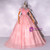 Pink Off the Shoulder Sequins Quinceanera Dress