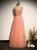 Pink Tulle Spaghetti Straps Prom Dress