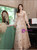 In Stock:Ship in 48 Hours Champagne Sequins Tulle Prom Dress