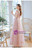 In Stock:Ship in 48 Hours Pink Tulle Appliques Pleats Prom Dress