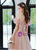 In Stock:Ship in 48 Hours Pink Tulle Sequins Ruffles Prom Dress
