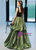 In Stock:Ship in 48 Hours  Green Satin Lace Prom Dress