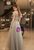 In Stock:Ship in 48 Hours Tulle Sequins Gray Prom Dress