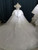 White Tulle Sequins Off the Shoulder Wedding Dress