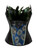 Cheap Feather Sequined Embroidered Corset