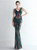 In Stock:Ship in 48 Hours Sexy Green Mermaid Sequins Beading Prom Dress