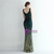 In Stock:Ship in 48 Hours Green V-neck Sequins Prom Dress
