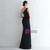 In Stock:Ship in 48 Hours Black One Shoulder Pleats Party Dress