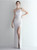 In Stock:Ship in 48 Hours Sexy White Sequins One Shoulder Party Dress
