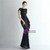 In Stock:Ship in 48 Hours Black Mermaid Cap Sleeve Sequins Party Dress