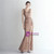 In Stock:Ship in 48 Hours Gold V-neck Mermaid Sequins Prom Dress With Split