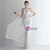 In Stock:Ship in 48 Hours White Sequins Halter Beading Party Dress