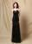 In Stock:Ship in 48 Hours Black Spaghetti Straps Sequins Party Dress