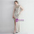 In Stock:Ship in 48 Hours Silver Sequins One Shoulder Party Dress