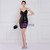 In Stock:Ship in 48 Hours Sexy Black Sequins Mini Party Dress