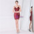 In Stock:Ship in 48 Hours Sexy Burgundy Sequins Mini Party Dress