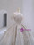 White Tulle Off the Shoulder Appliques Wedding Dress With Shawl