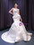 Special White Mermaid Satin Strapless Wedding Dress