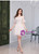 In Stock:Ship in 48 Hours White Tulle Short Sleeve Mini Wedding Dress