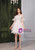 In Stock:Ship in 48 Hours White Tulle Short Sleeve Mini Wedding Dress