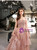 In Stock:Ship in 48 Hours Pink Tulle Bling Bling Sequins Prom Dress