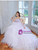In Stock:Ship in 48 Hours Tulle Strapless Tiers Sequins Wedding Dress