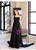 In Stock:Ship in 48 Hours Black Spaghetti Straps Prom Dress